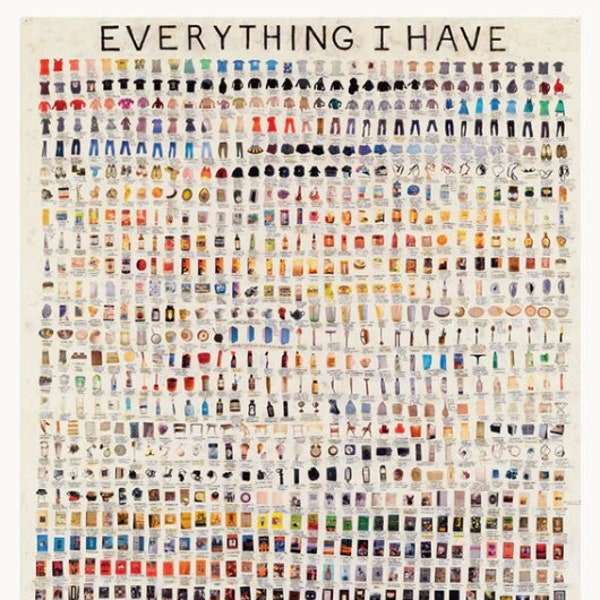 Simon Evans, Everything I have, Louisiana Exhibition Poster