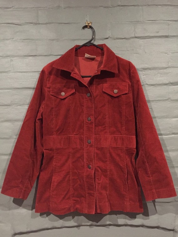 Dusty red Corduroy jacket