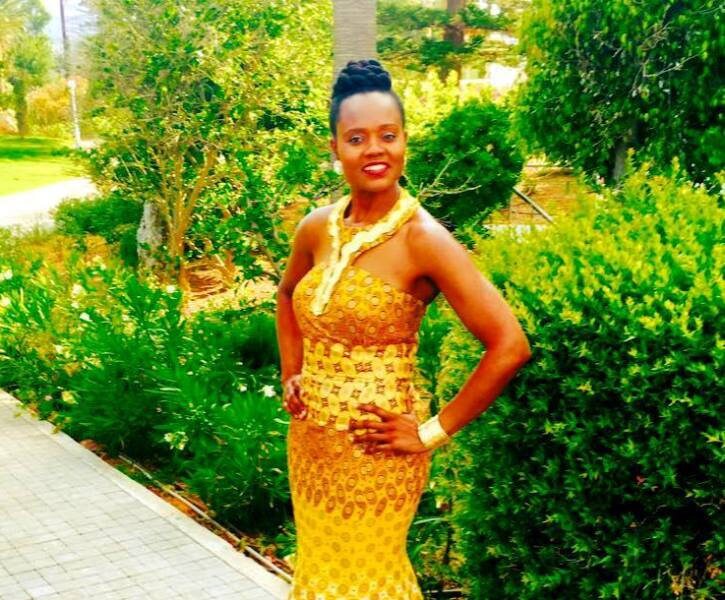 Image of Gold & Burgundy Formal Gown, African Wax Evening Dress, Elegant Ladies' Maxi Dress - Made To Order