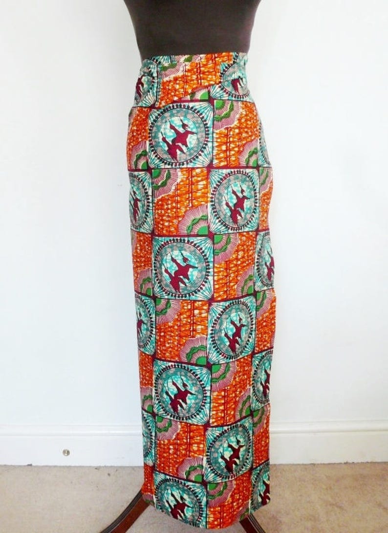 wrap ankara skirt