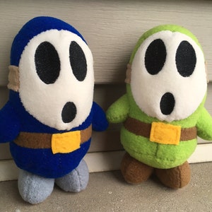 Shy Guy Plushie Many Colors image 1