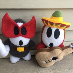 Custom/Accessorized Shy Guy Plushie (READ DESCRIPTION)