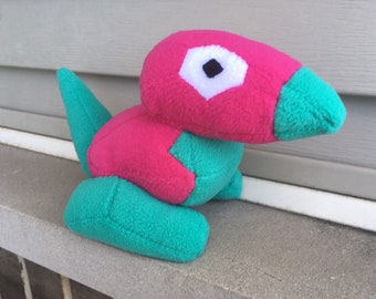 Porygon Plushie! Regular and Shiny Versions