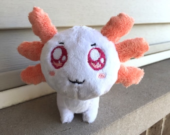 Kawaii Axolotl Plushie- Custom colors and expression!