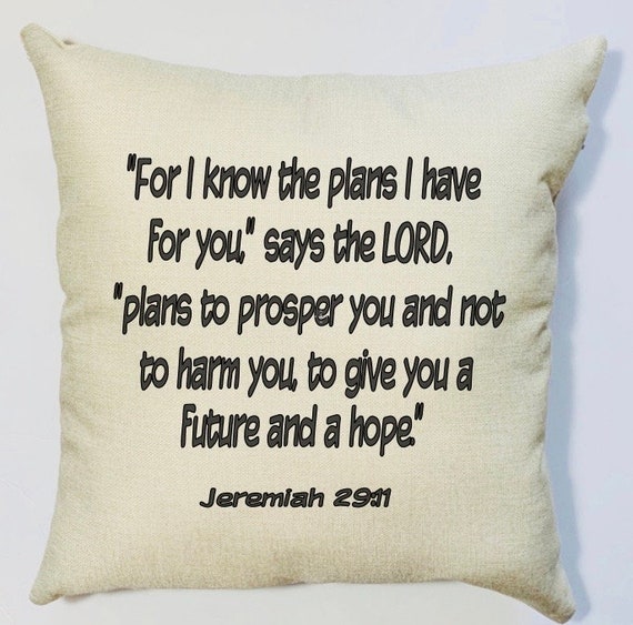 Plans To Prosper You {Cushion Cover} Plans To Prosper You {Cushion Cover}
