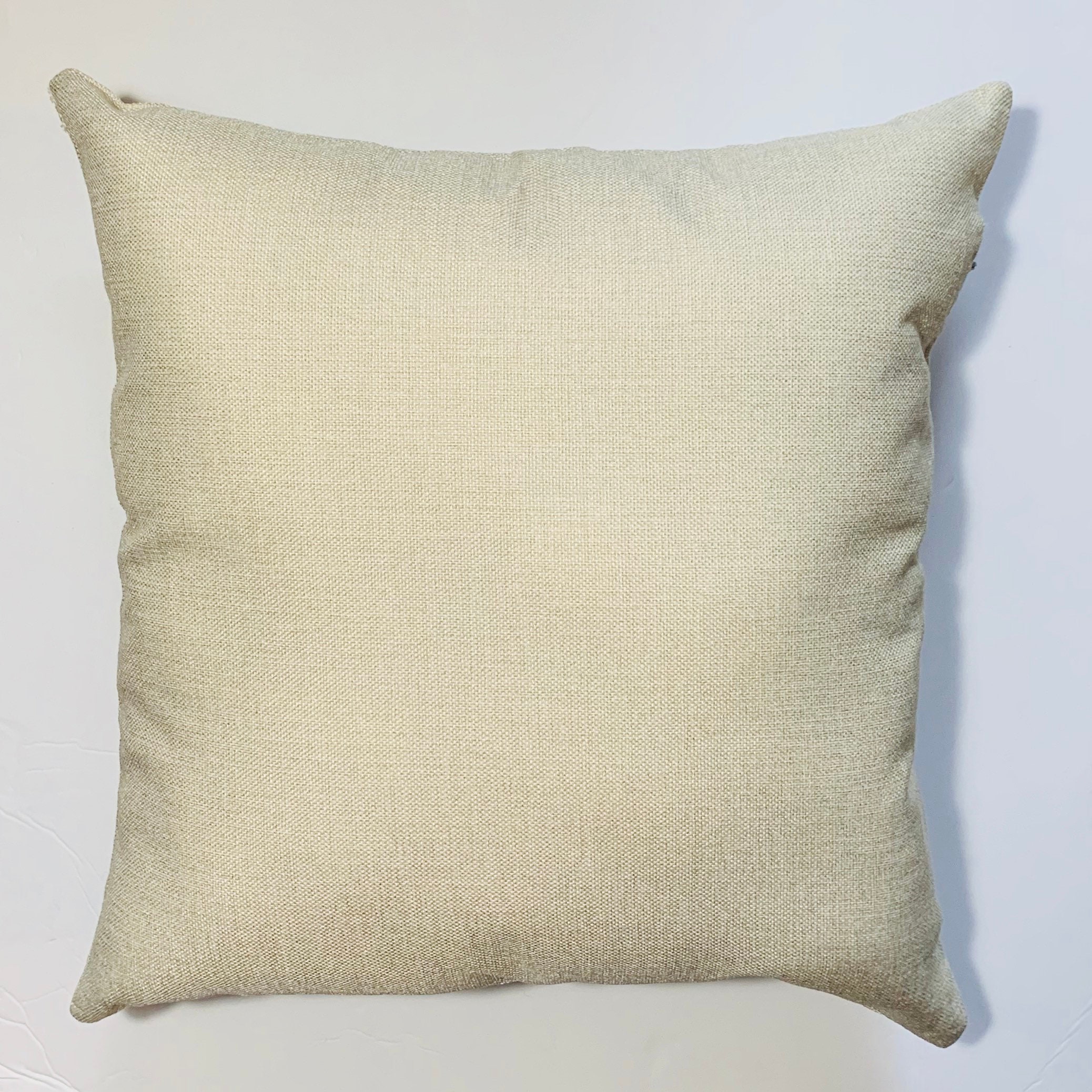 Sublimation Blank Pillow Cover Cushion Linen Polyester 16x16 Etsy