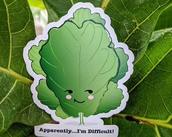 Fiddle Leaf Fig Magnet - 'Apparently I'm Difficult' Quote, A Must-Have for True House Plant Enthusiasts