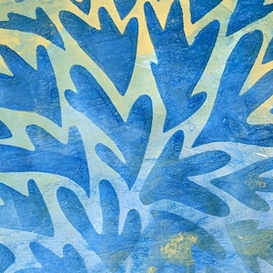 STENCIL | Splash | Mixed Media | Ideal for Gel Plate Printing, Polymer Clay, Paint & Texture Paste