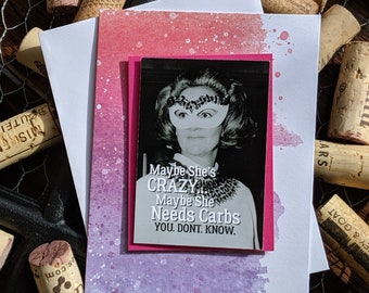 Sarcastic Greeting Card: Funny Vintage Photo Meme
