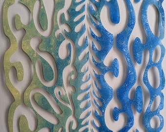 Wild Vines Mylar Stencil: Gel Plate Printing, Clay Art, DIY Crafts