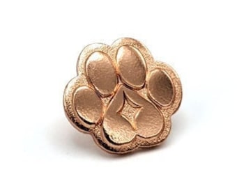 Rose Gold Sparkle Paw Pin || Pet Dog Animal Heart Paws Cute Rosegold Pawprint Furry Sparkledog Mini Small Filler Lapel Accessory