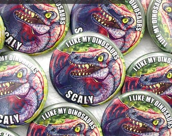 Geschubde dinosaurussen || 1,5 inch button