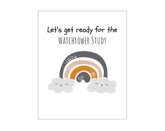 JW Watchtower preparation worksheets for KIDS | ENG