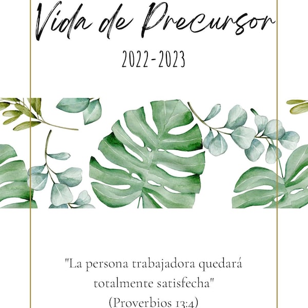 Vida de precursor / Agenda / ESP / 2022-2023