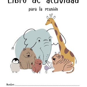 Libro de actividades para la reunión en persona para niños / ESP