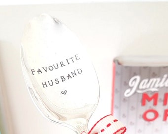 Favourite Husband or Favourite Wife Vintage Spoon