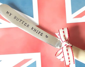 My Butter K**fe Vintage Spreader Upcycled Antique and Vintage Cutery by Hello Lovely