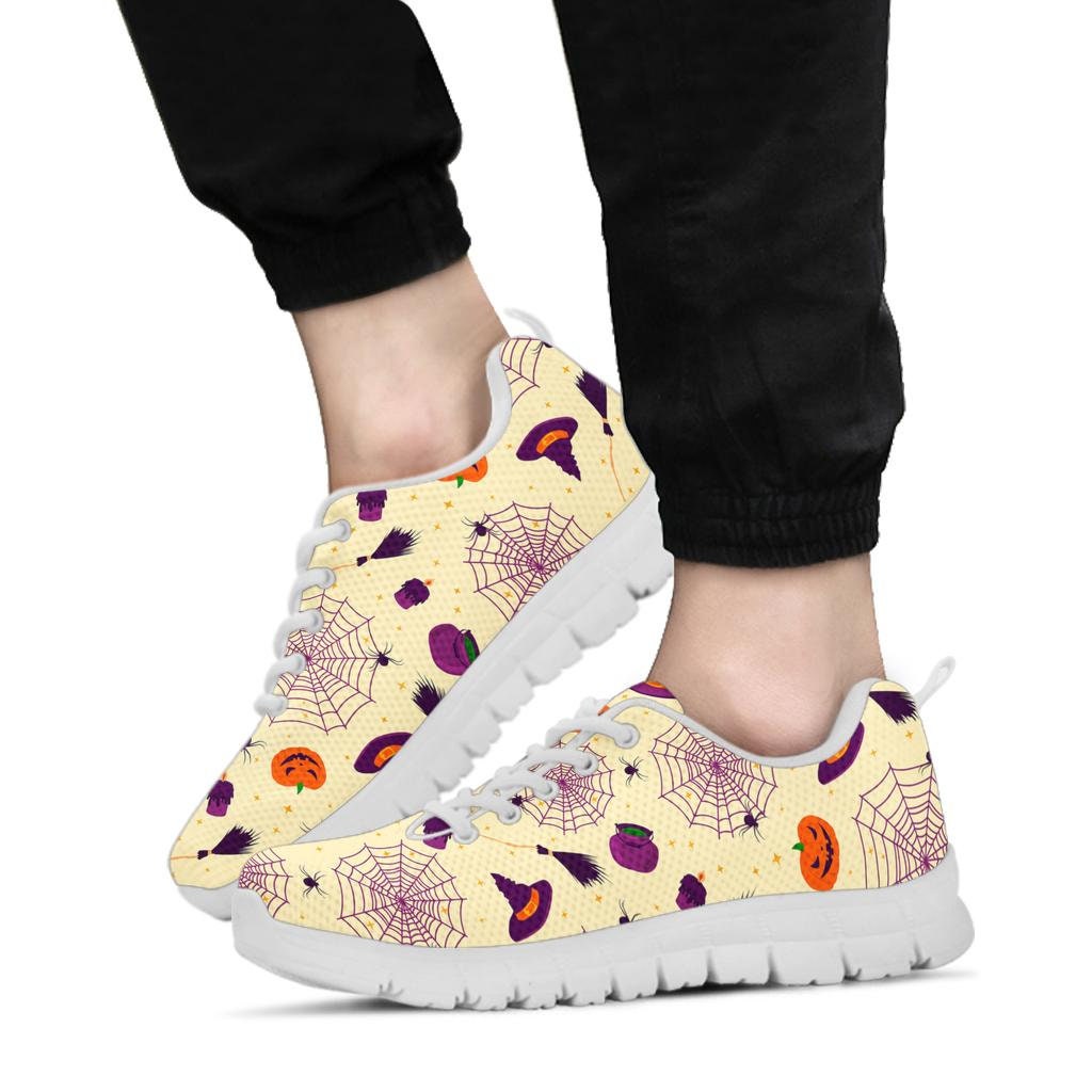 Double Sided Print Shoes Witch Pattern Customize Shoes Customize Low Top Witch Lover Gifts Breathable Shoes Shoes Boys Shoes Sneakers & Athletic Shoes Witch Pattern Low Top Shoes 