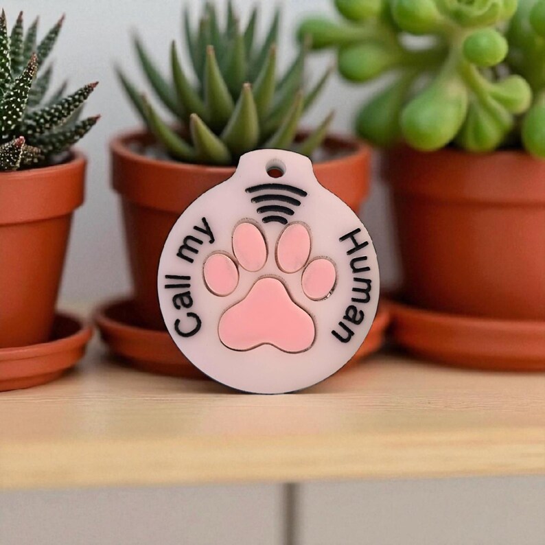 Smart Pet ID Tag SVG: Laser Cut NFC Dog Tag (digital Download) - Etsy