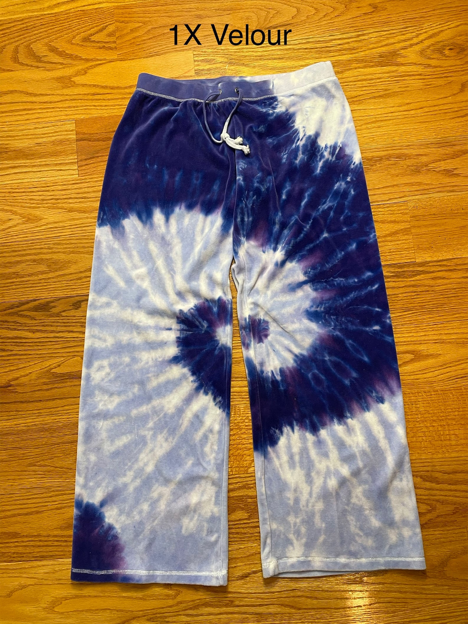 Tie Dye Velour Pants Ladies Plus Size Ladies 1X & 2X Hippie Etsy