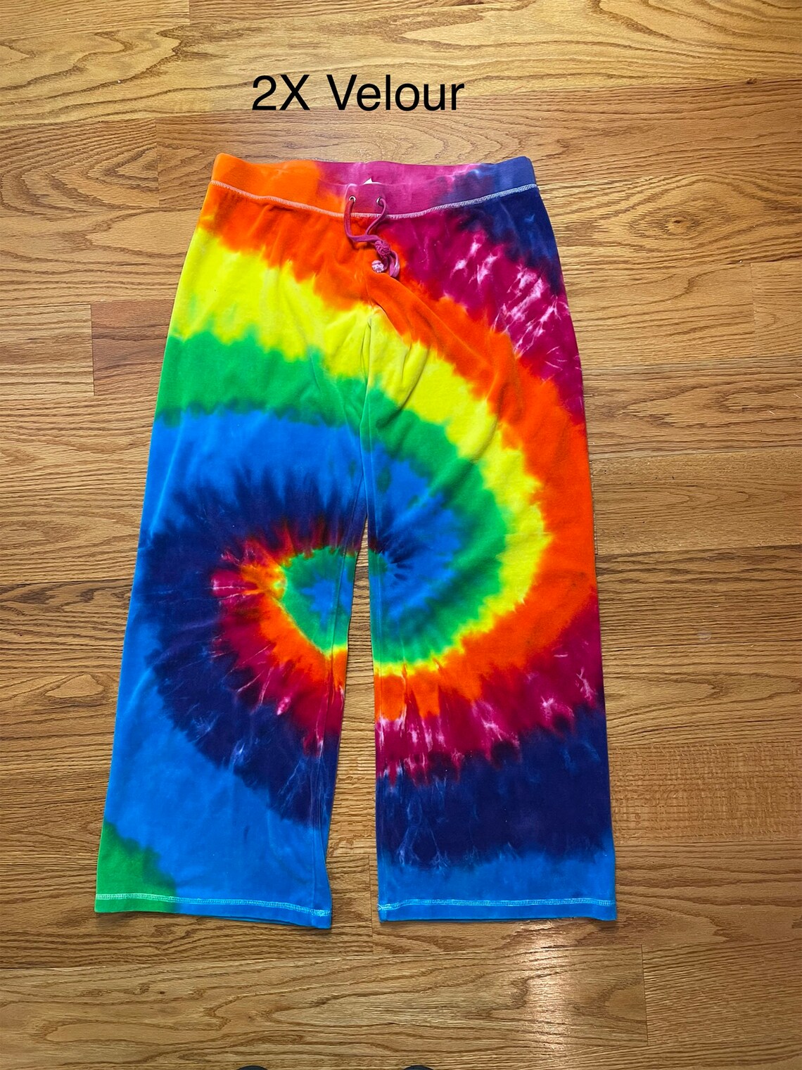 Tie Dye Velour Pants Ladies Plus Size Ladies 1X & 2X Hippie Etsy