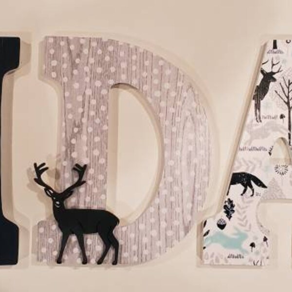 Baby Nursery Wall Letters Etsy