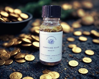 Fortune Flow Oil – Money Attraction, Prosperity, Abundance & Success Spell Oil