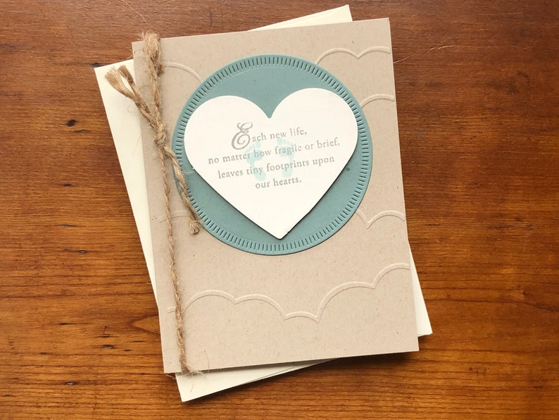Baby Sympathy Card Loss Of A Child Miscarriage Sympathy Etsy