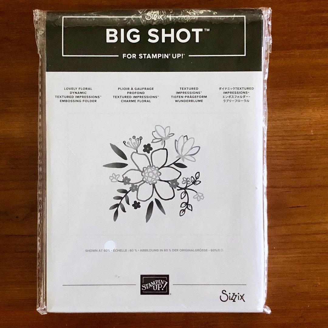 Stampin up Retired Lovely Floral Dynamic Textured Impressions Embossing ...