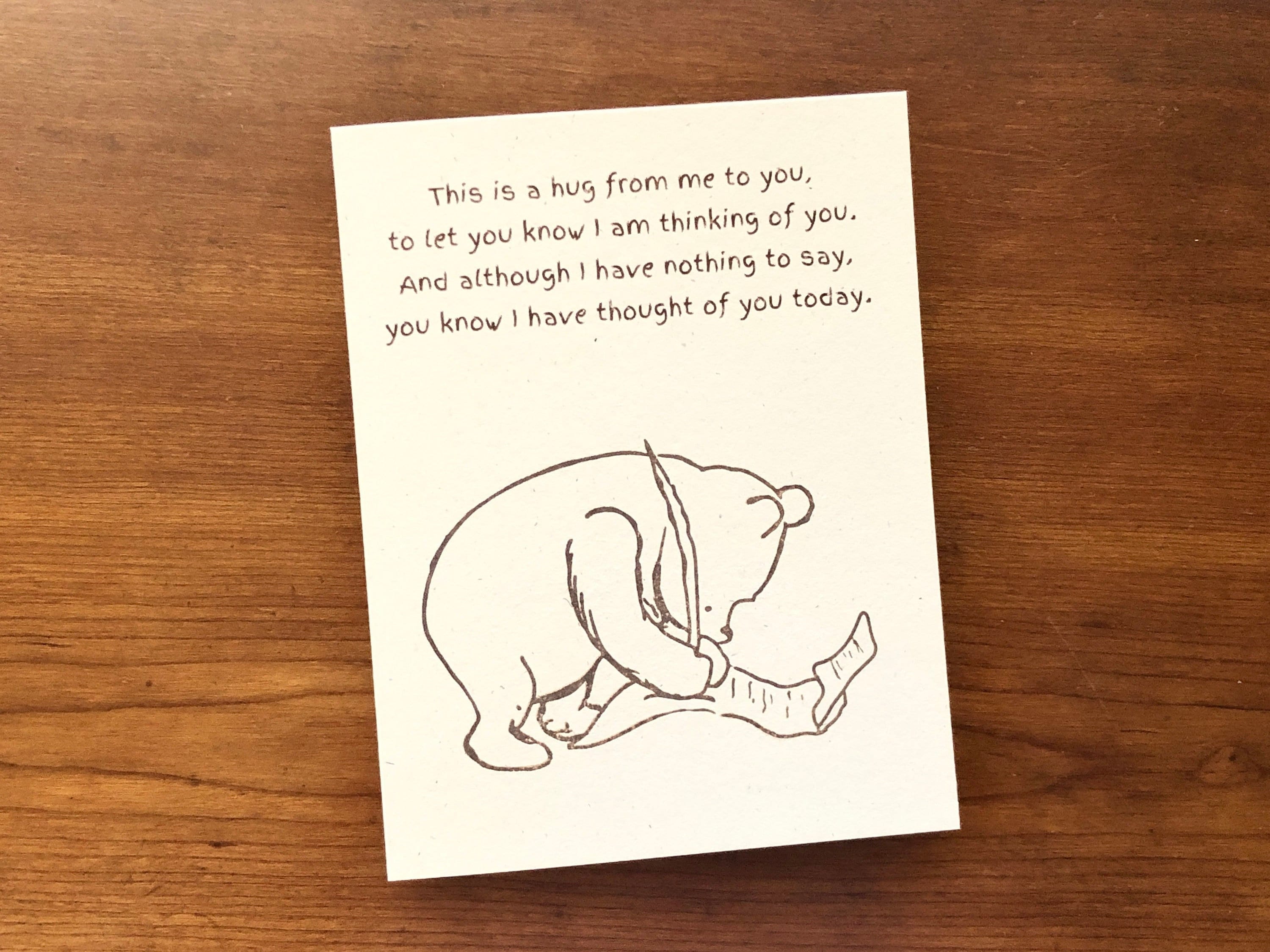 Pooh Thinking of You - Etsy