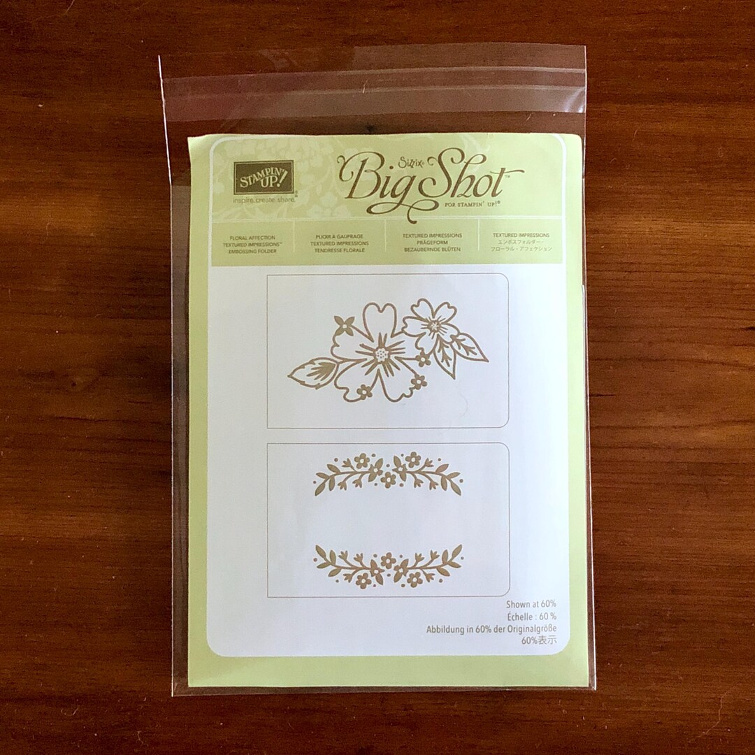 Stampin up Retired Floral Affection Textured Impressions Embossing ...