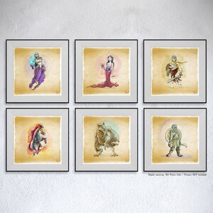 Creatures of the Night | Art Print Set