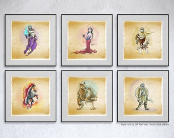 Creatures of the Night | Art Print Set