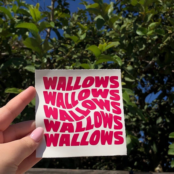 Wallows Logo Vinyl Sticker Wallows Inspired Vinyl Sticker | Etsy