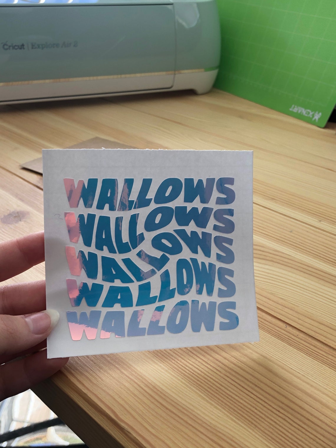 Wallows Logo Vinyl Sticker Wallows Inspired Vinyl Sticker | Etsy
