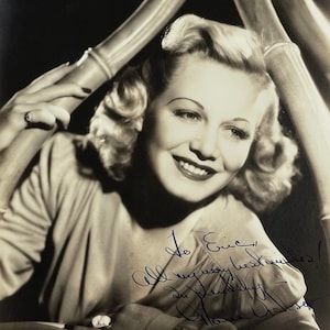 Gloria Dickson Vintage Autographed Autograph Signed Hollywood Film Movie 8x10 Photograph 1940s JSA Certified Authentic