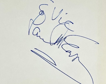 Paul Mccartney and Linda Mccartney Signed Autographed 8x10