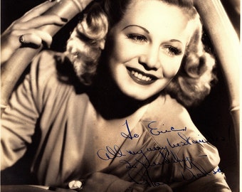 Gloria Dickson Vintage Autographed Autograph Signed Hollywood Film Movie 8x10 Photograph 1940s