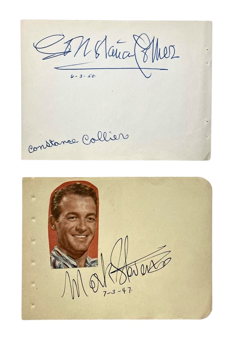 The Dark Corner Autographed Signed Cast 9 Album Pages 3 Photos Lucille ...
