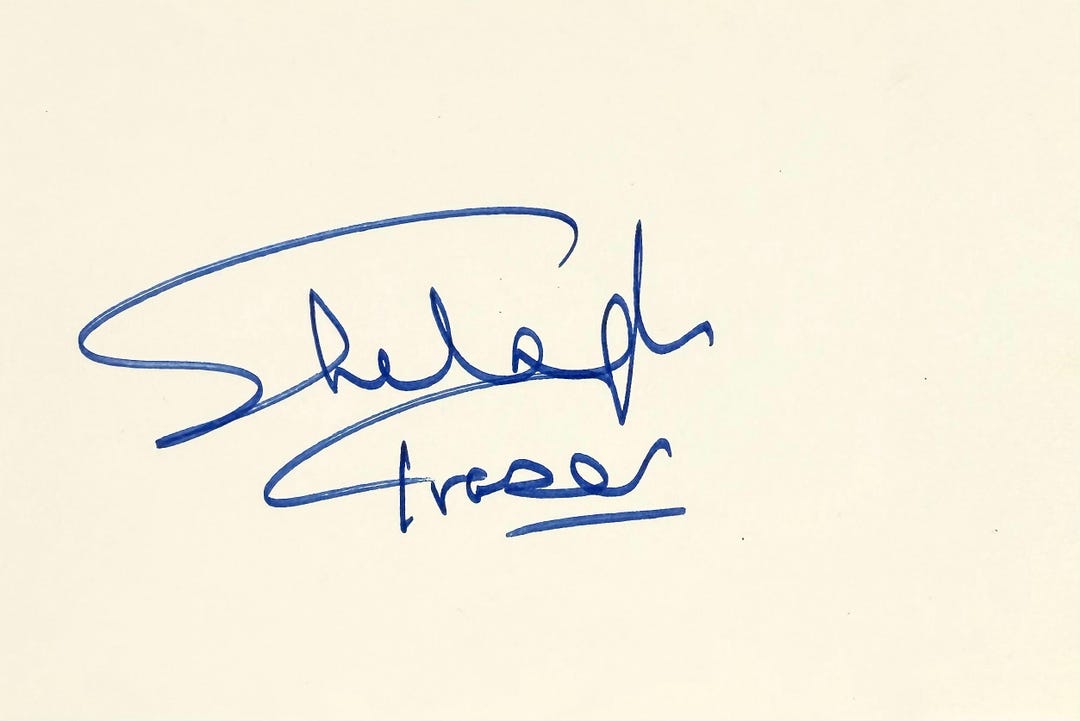Shelagh Fraser Autographed Signed 4