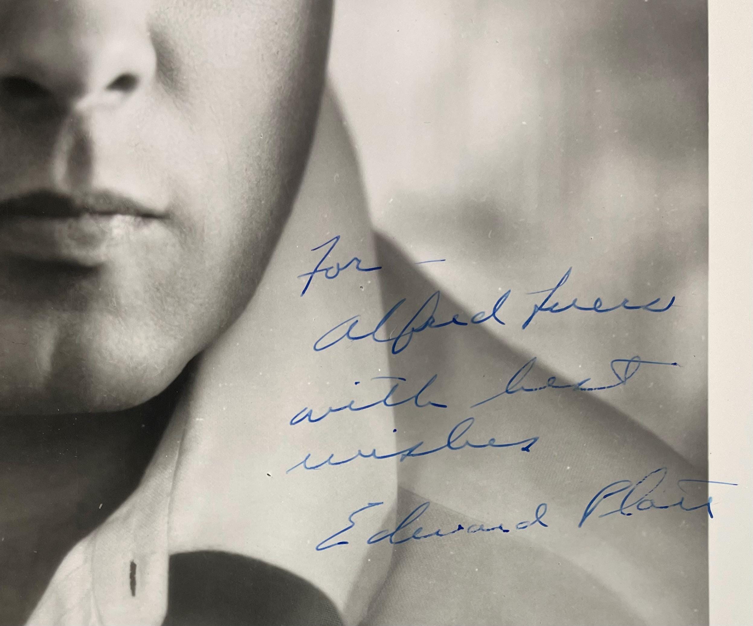 EDWARD PLATT Autograph Signed 8
