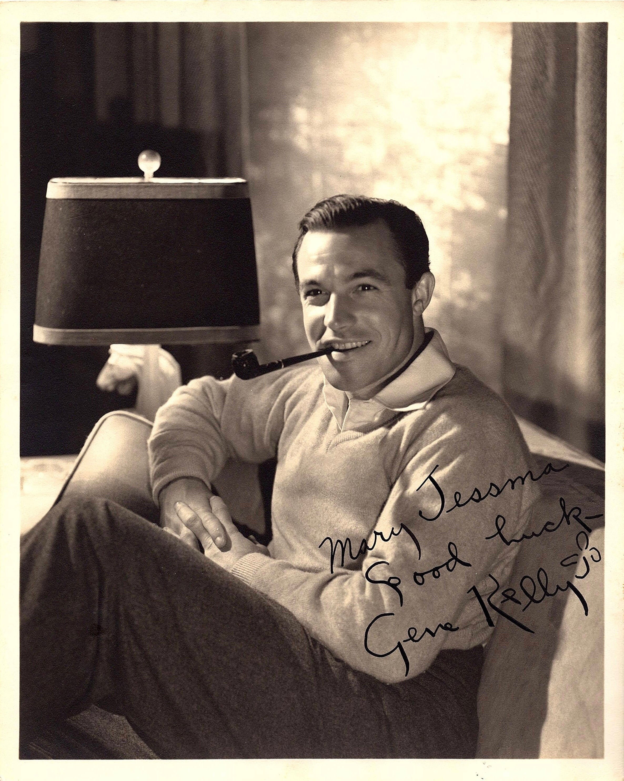 Gene Kelly Vintage Autographed Autograph Signed Hollywood Film | Etsy