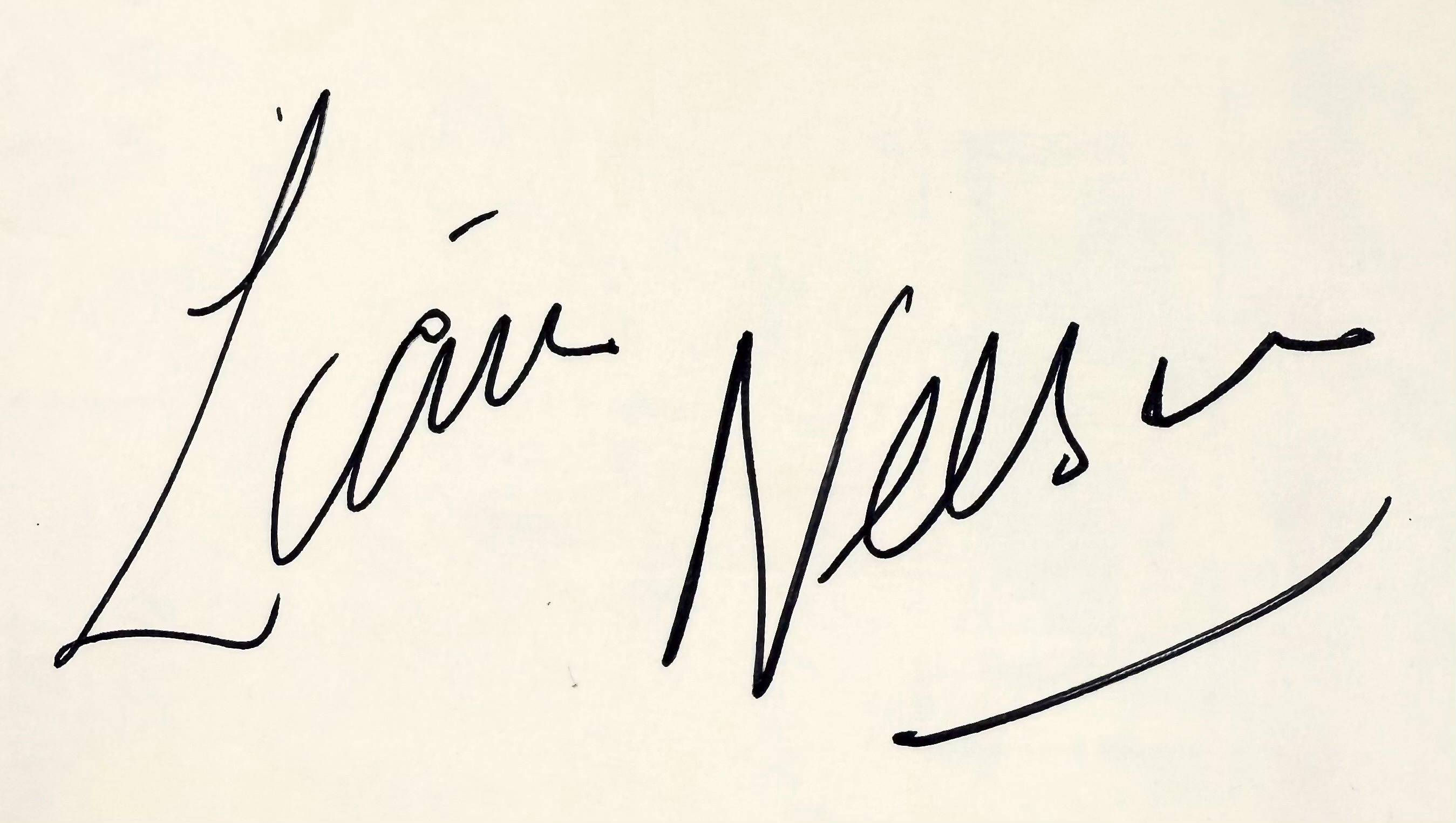 リセ Lycee NP サイン べっかんこう シンシア Liam Neeson Autographed Signed 4