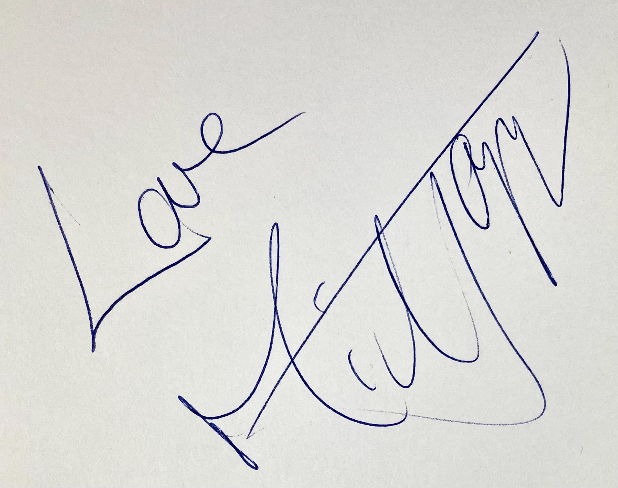 Mick Jagger Autograph Signed 4