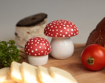 Amanita Salt & Pepper Shakers