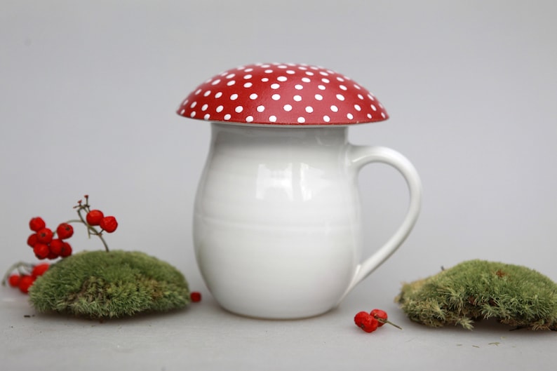 Mushroom mug Amanita / our choice image 2