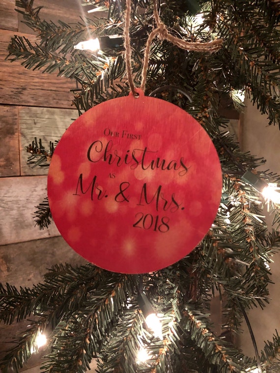 our first christmas ornament 2018