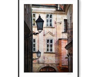 Bratislava Pastels-European art-Large Wall Art-Pastels-Fesco-Fine Art Print-Photograph-European Photography-Street Lamp-Bratislava