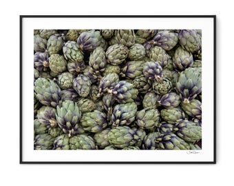 Artichokes-Kitchen Decor-Kitchen Art-Italy-Wall Art-Photography Print-Green-Large Wall Art-Art Print-Kitchen Wall Art-Kitchen Wall