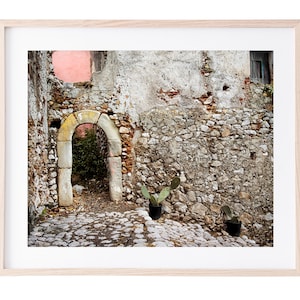 Forza Arch-Fresco-Italy-Large -Wall Art-Italy Print-Pastel-Photograph-Wanderlust Gift-Large Wall Art-Italy Wall Art-Italy Print-Italy Art